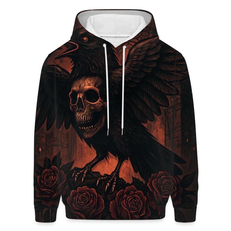 Raven Emperor And The Bleeding Roses pullover hoodies