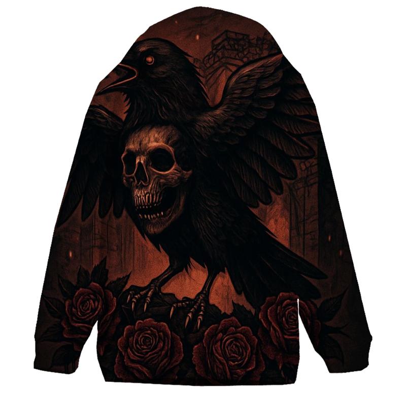 Raven Emperor And The Bleeding Roses pullover hoodies