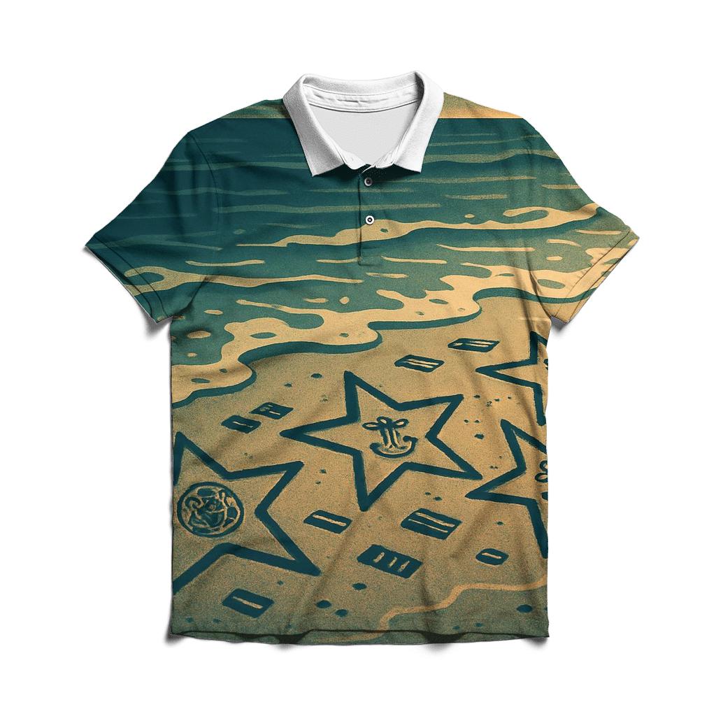 Stars In The Sand premium cotton polo shirts
