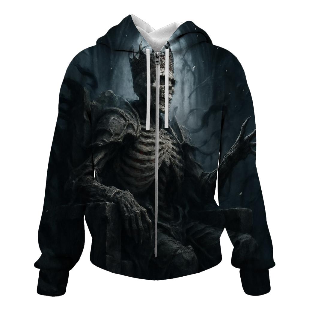 Ashen Throne Of The Skeleton King hoodies fashion