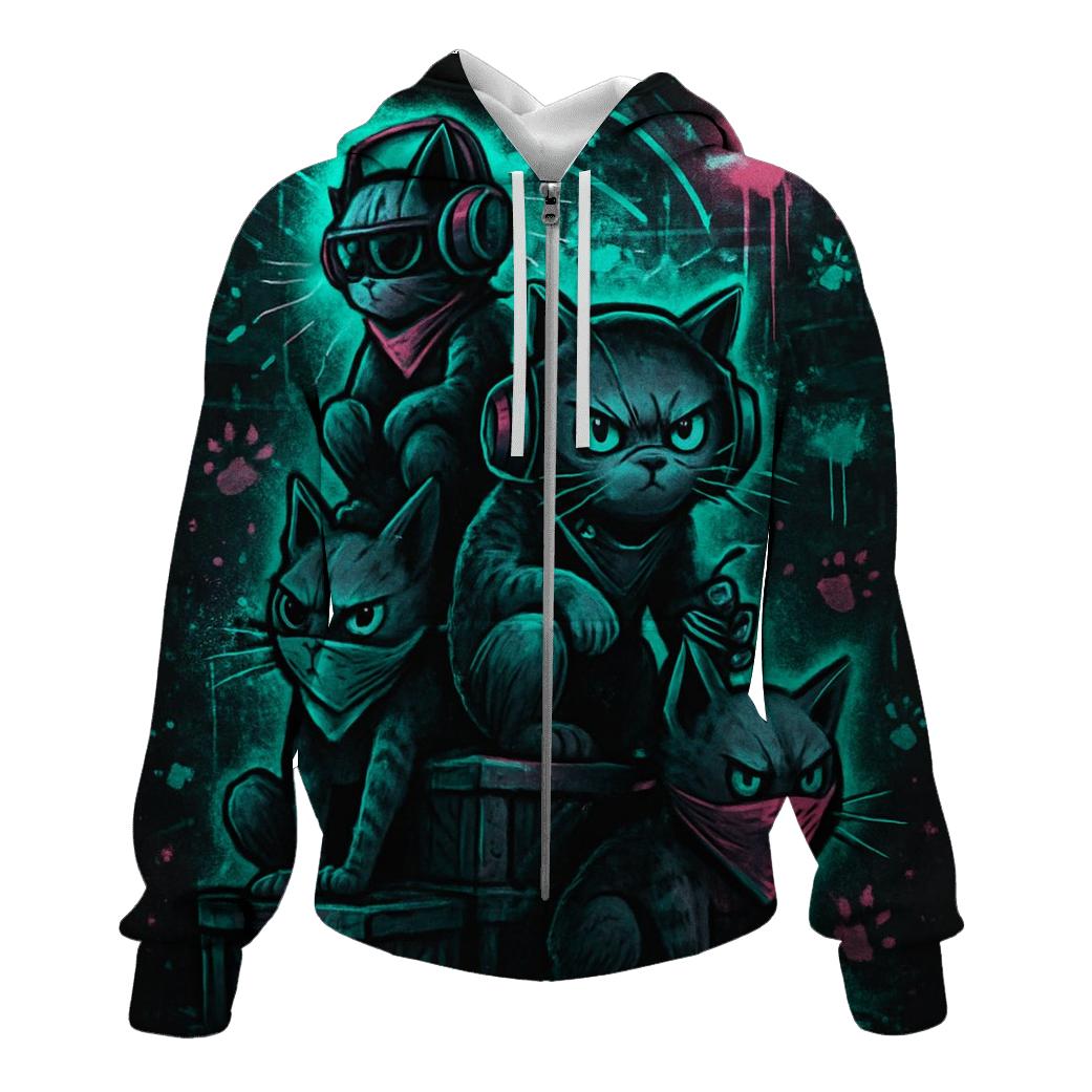 Graffiti Alley Nine Lives hoodie trends