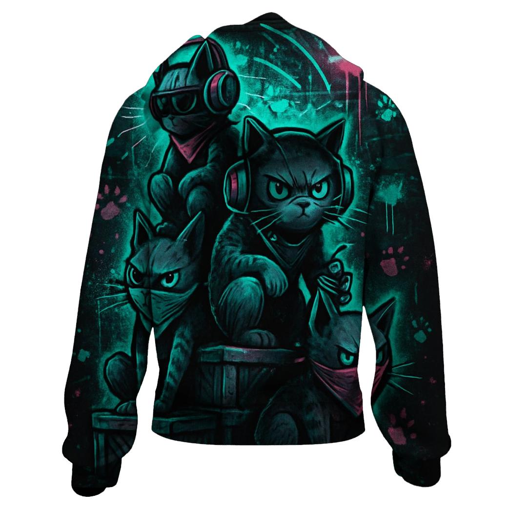 Graffiti Alley Nine Lives hoodie trends