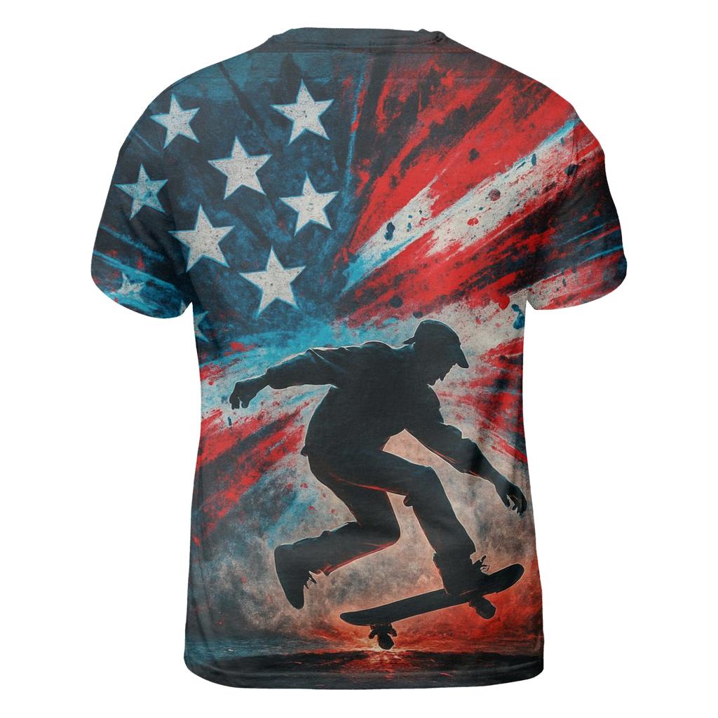 Graffiti Stripes Rebellion trendy printed shirt styles