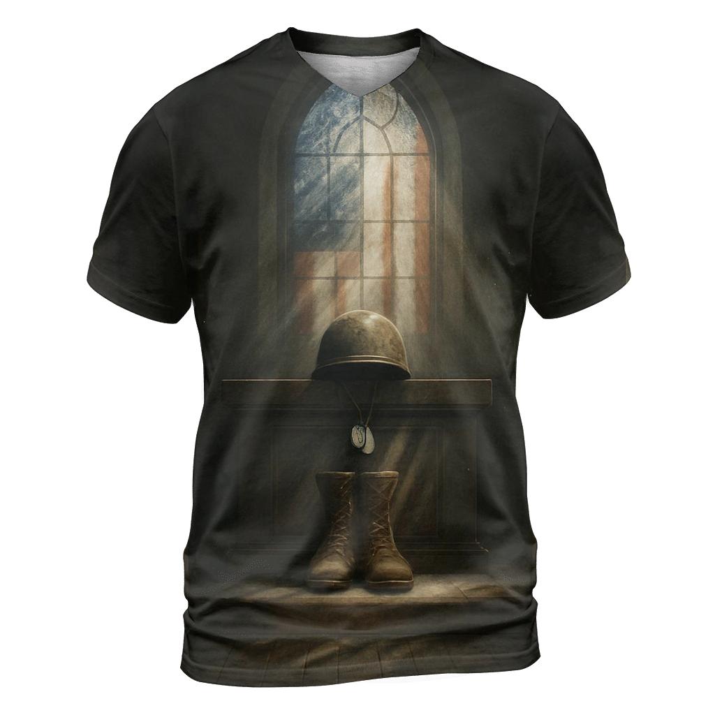 Prayer Over The Stars creative print fashion shirts