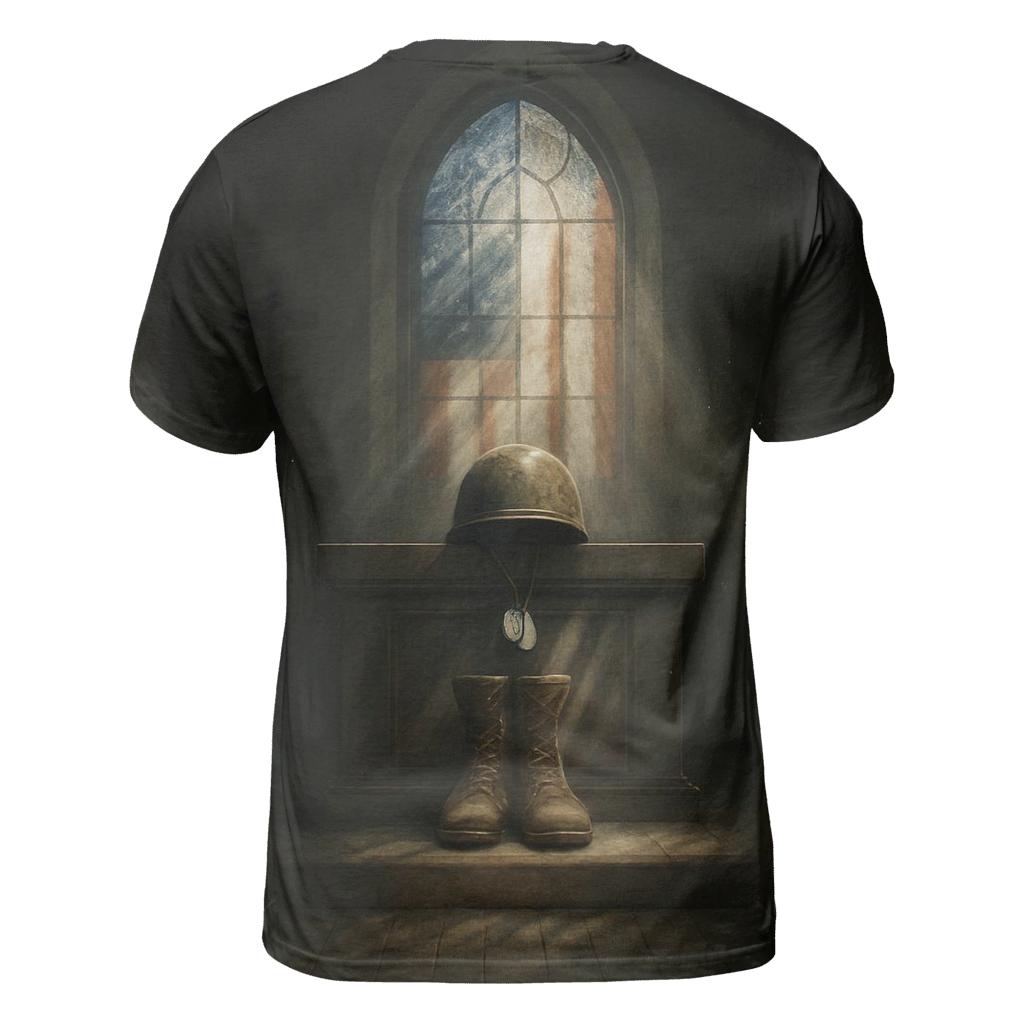 Prayer Over The Stars creative print fashion shirts