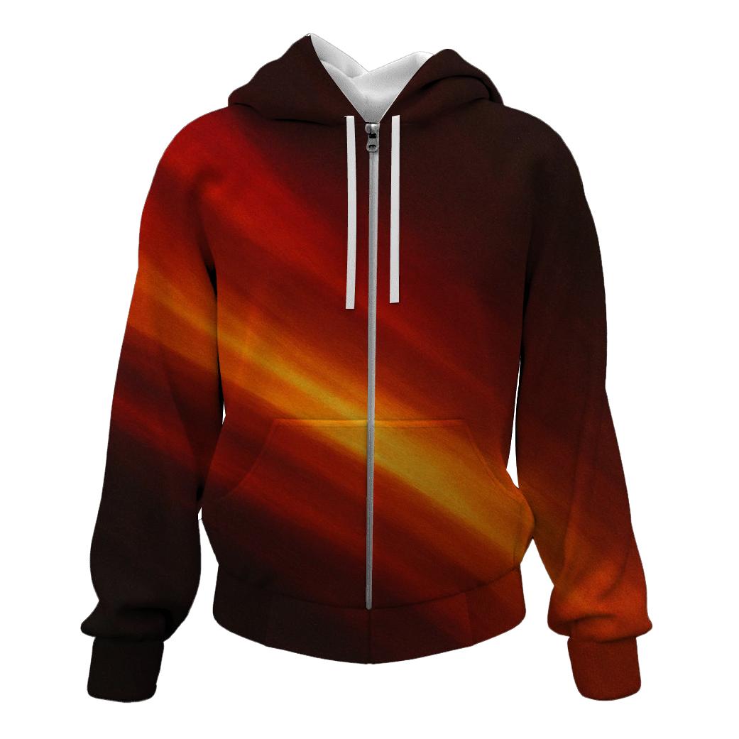 Molten Cascade embroidered hoodies