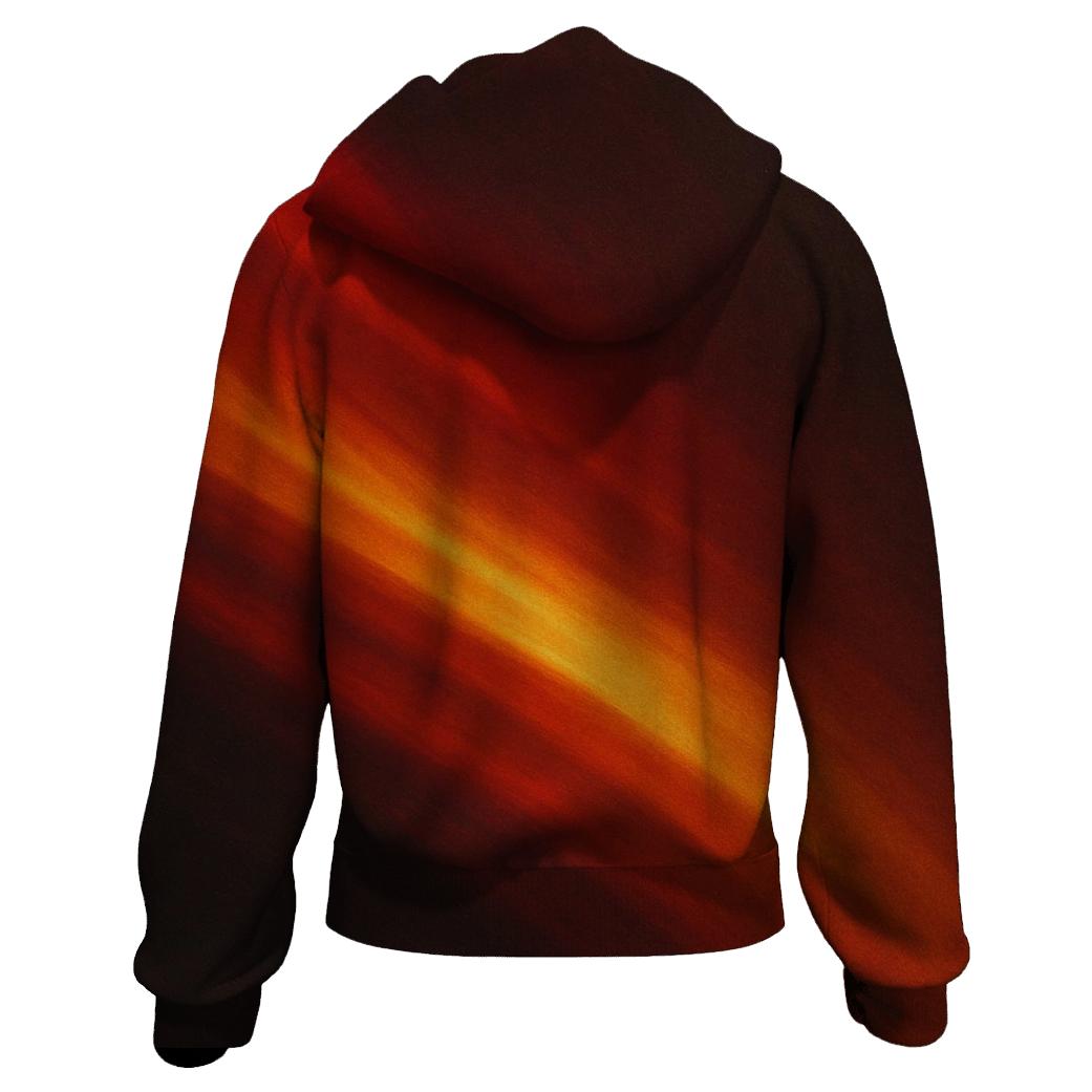 Molten Cascade embroidered hoodies