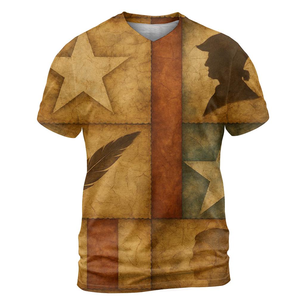 Founding Threads Montage trendy printed shirt styles