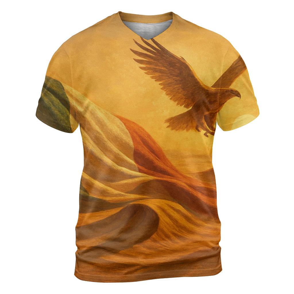 Mexico Desert Wind vibrant all-over design tees