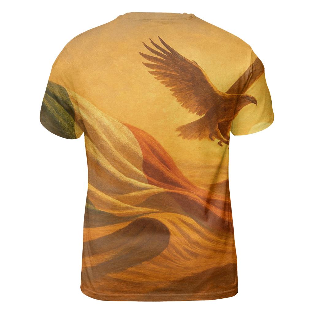Mexico Desert Wind vibrant all-over design tees