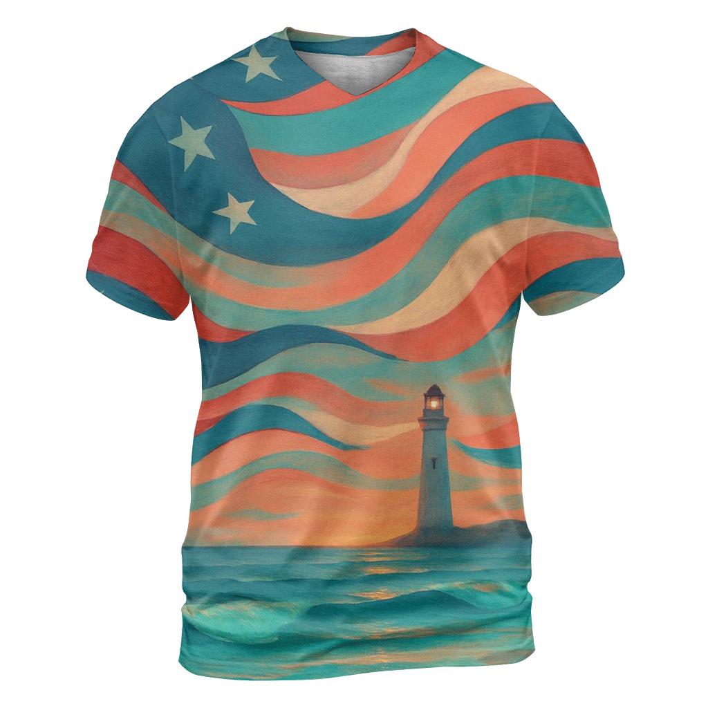 Dreamscape Ribbon Horizon custom all-over print shirts