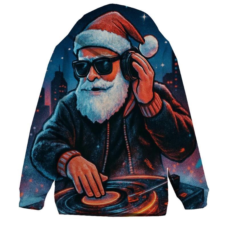 Neon Claus Street Beat custom hoodies