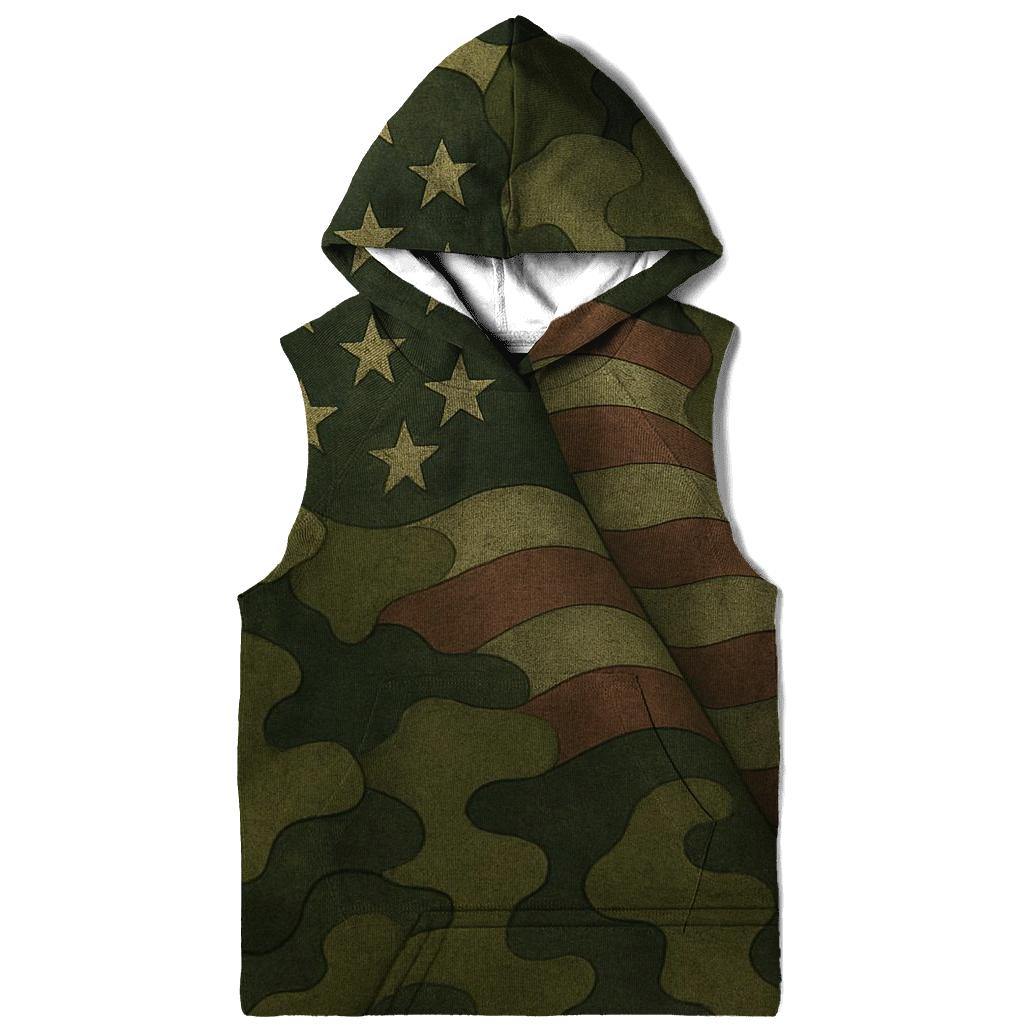 Camouflage Valor Blend graphic hoodies