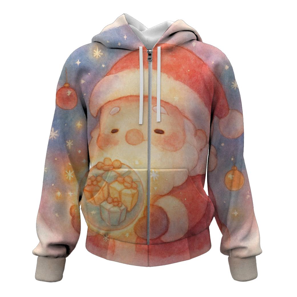 Pocket Galaxy Santa hoodie styles