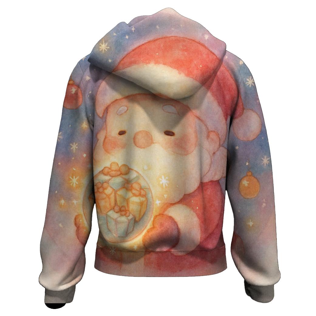 Pocket Galaxy Santa hoodie styles