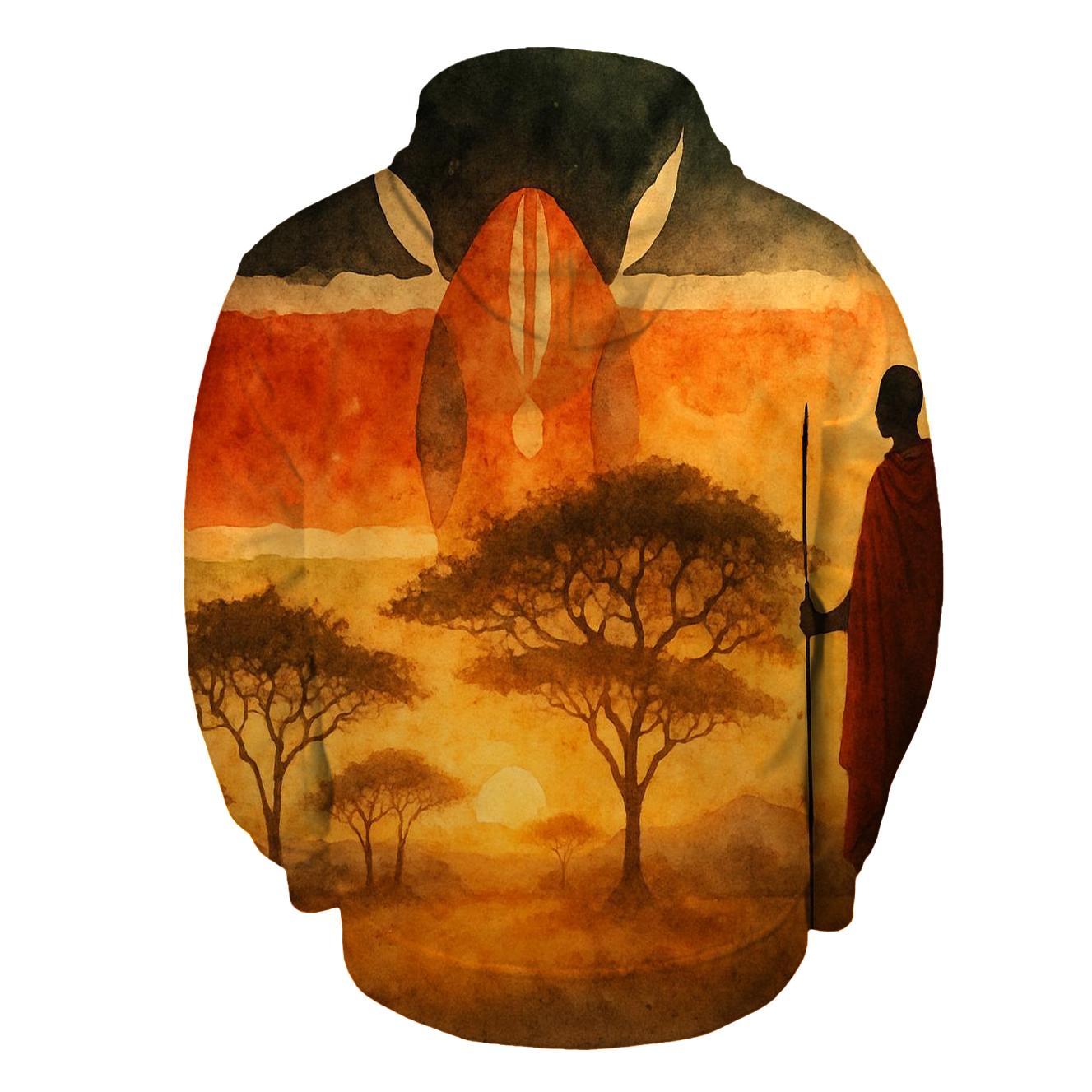 Kenya Horizon zip-up hoodies