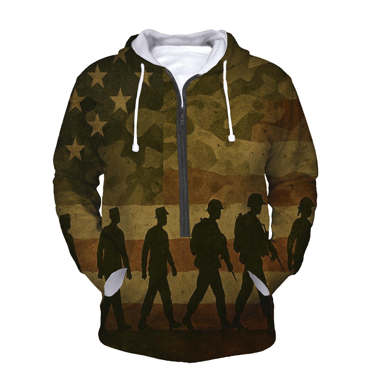 Camouflage Unity Wave hoodie styles