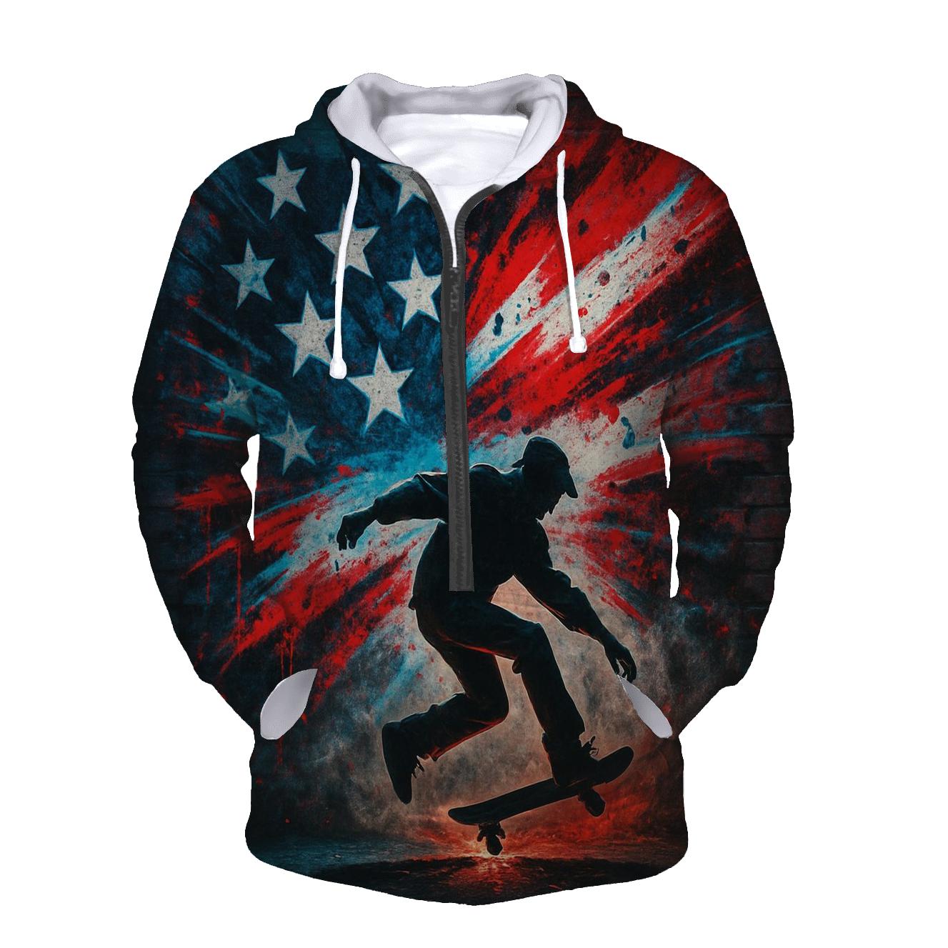 Graffiti Stripes Rebellion premium hoodies
