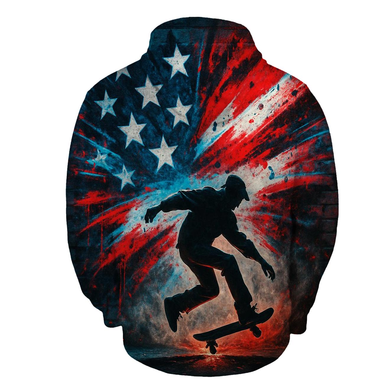 Graffiti Stripes Rebellion premium hoodies