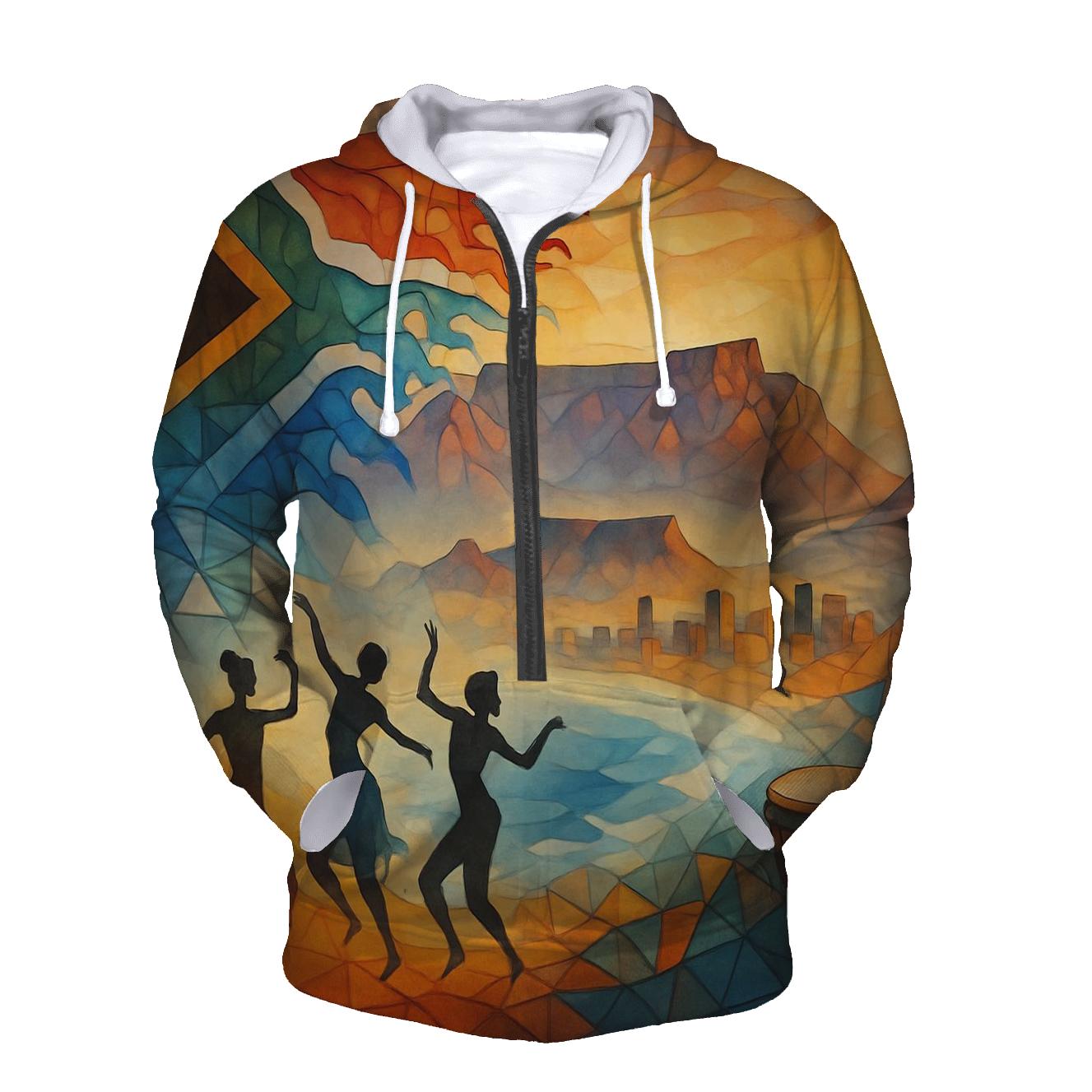 South Africa Mosaic printed hoodies