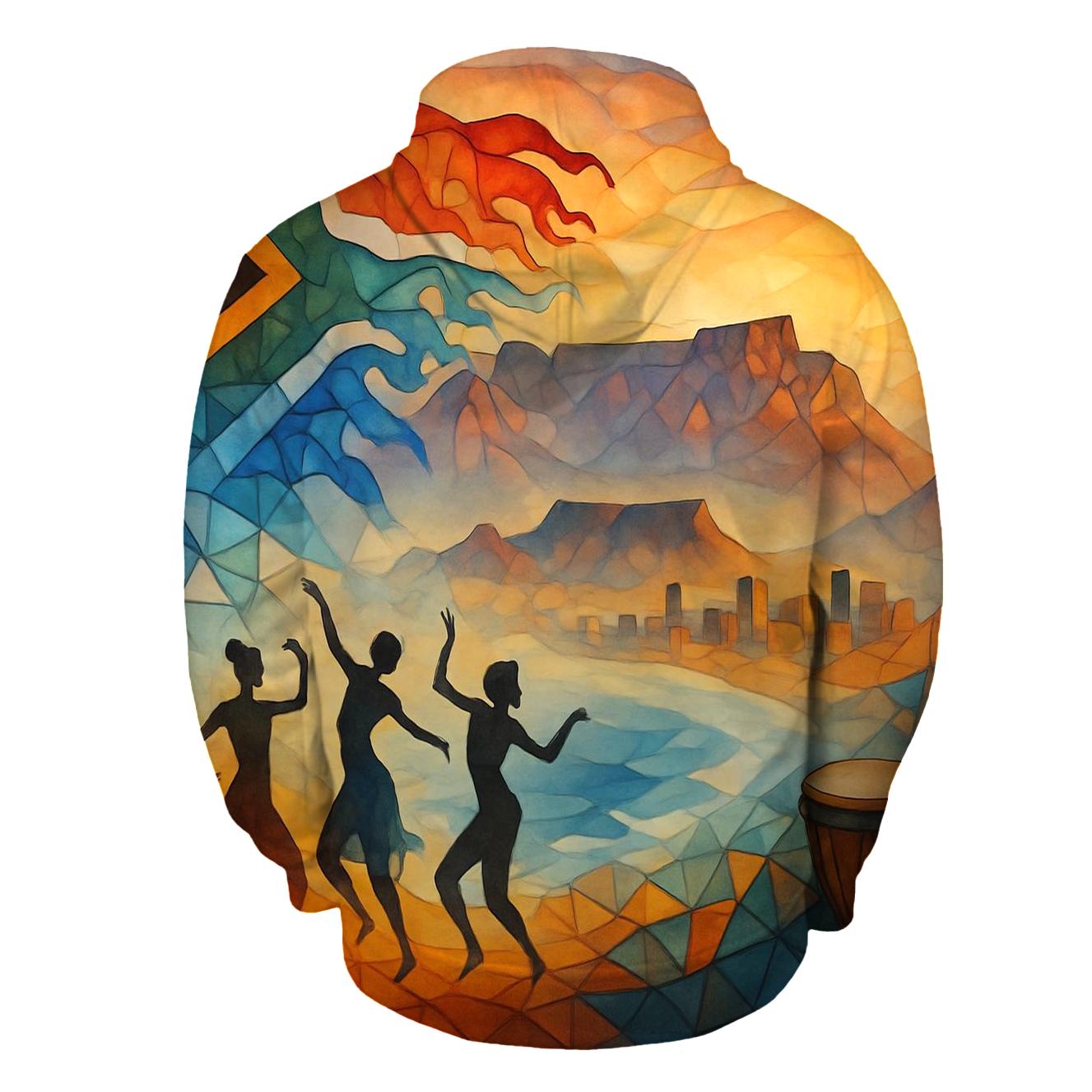 South Africa Mosaic printed hoodies