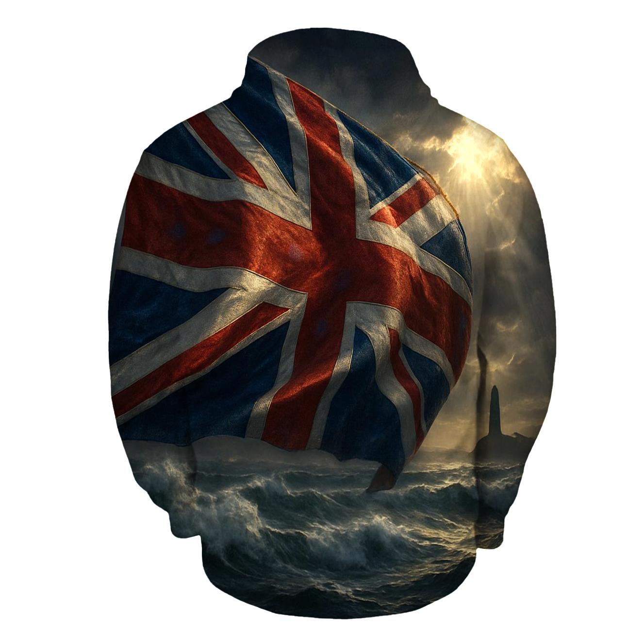United Kingdom Tidal Standard printed hoodies