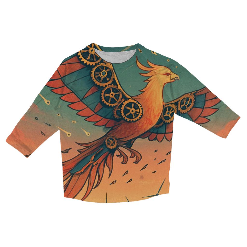 Clockwork Kite Phoenix trendy 3/4 sleeve tops