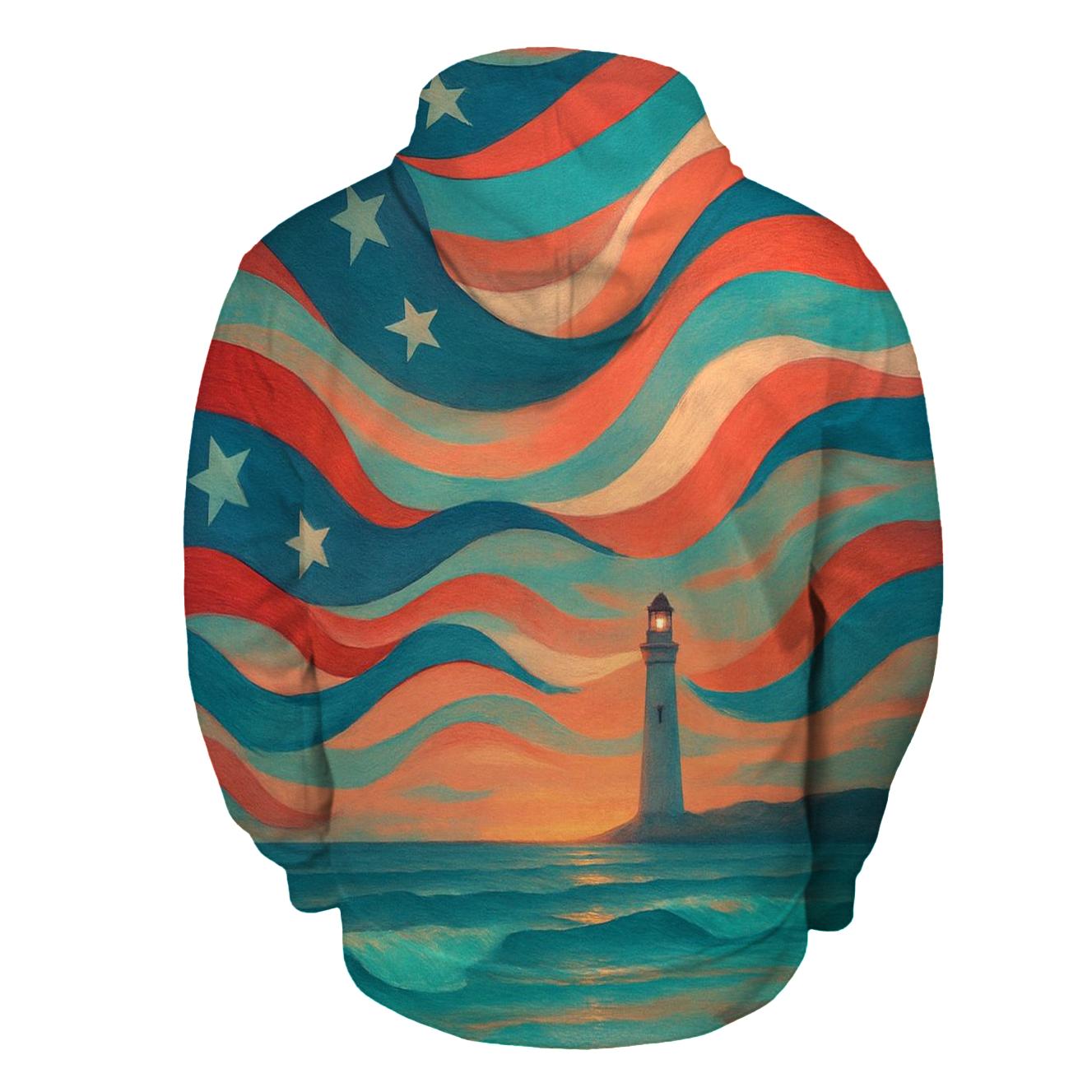 Dreamscape Ribbon Horizon hoodies fashion