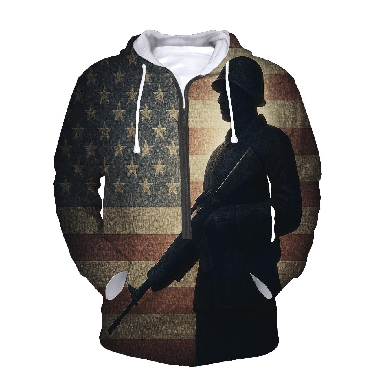 Guardian Flag Mosaic hoodie designs