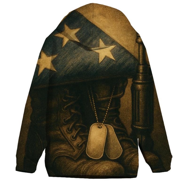 Folded Honor Still Life zip-up hoodies