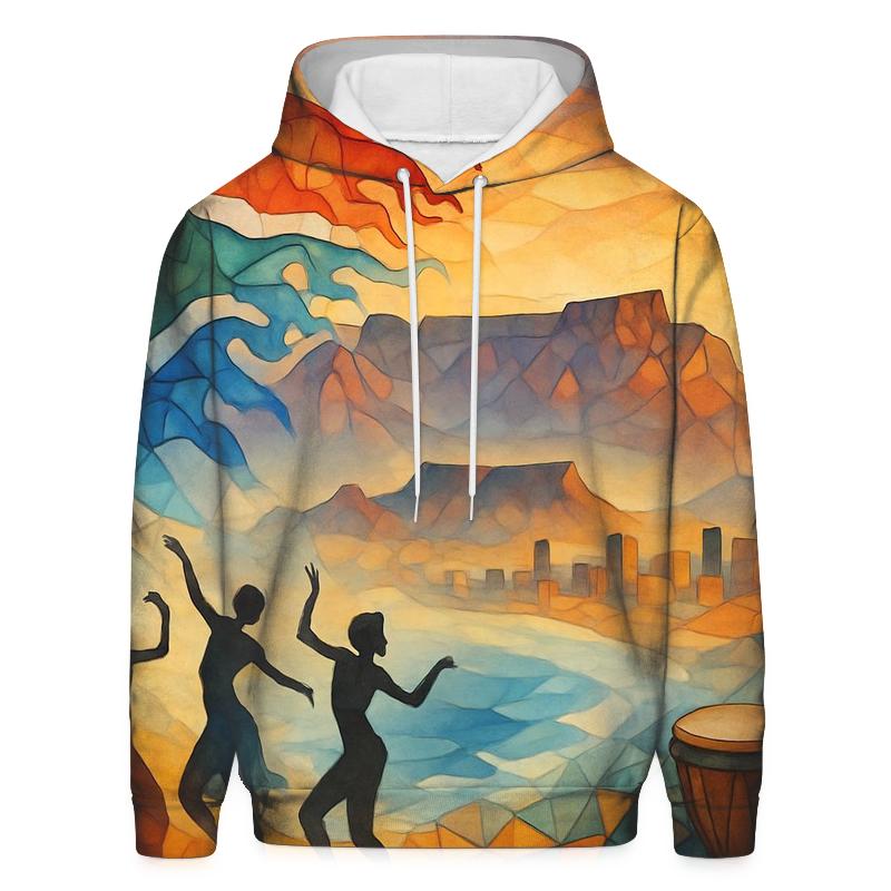 South Africa Mosaic embroidered hoodies
