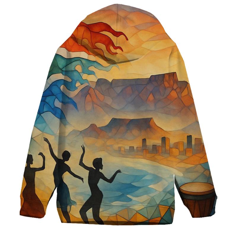 South Africa Mosaic embroidered hoodies