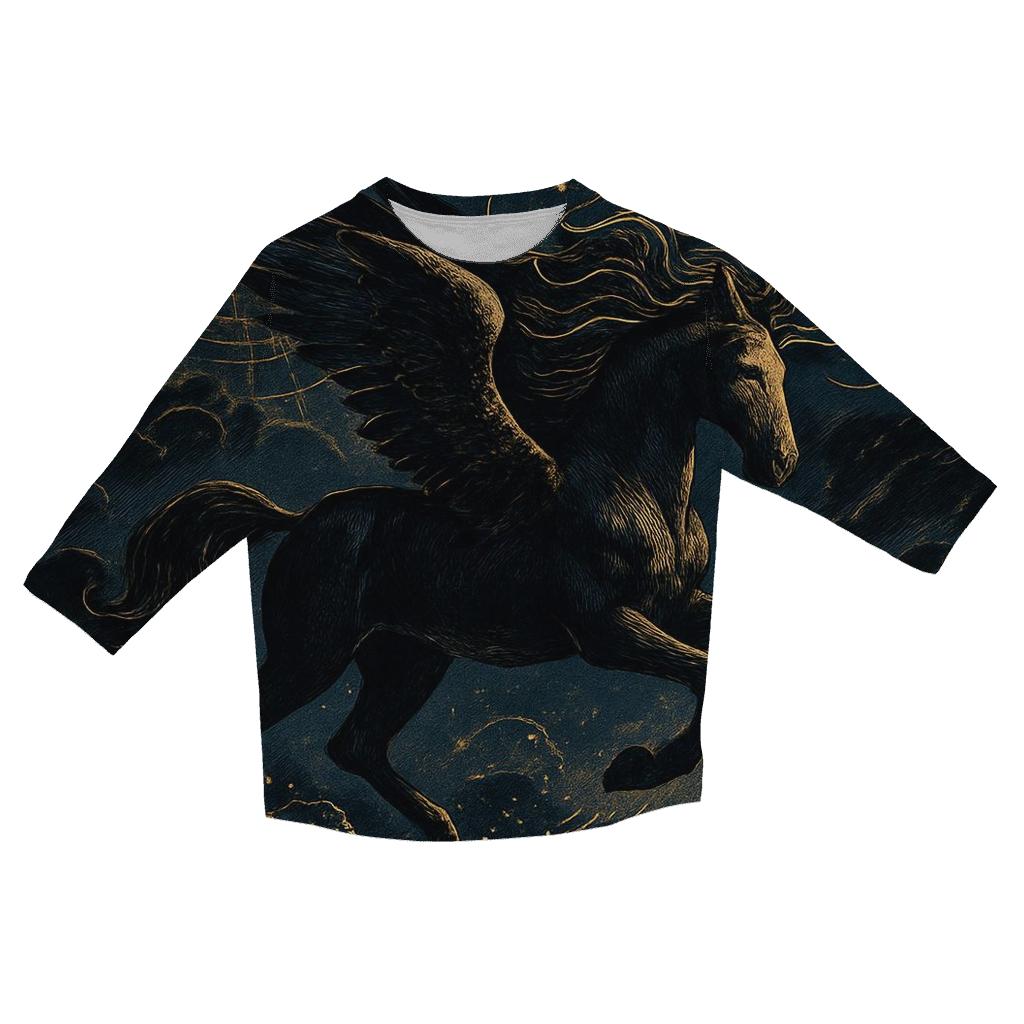 Inkstorm Pegasus fashion 3/4 sleeve shirts