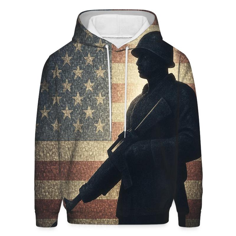 Guardian Flag Mosaic zip-up hoodies