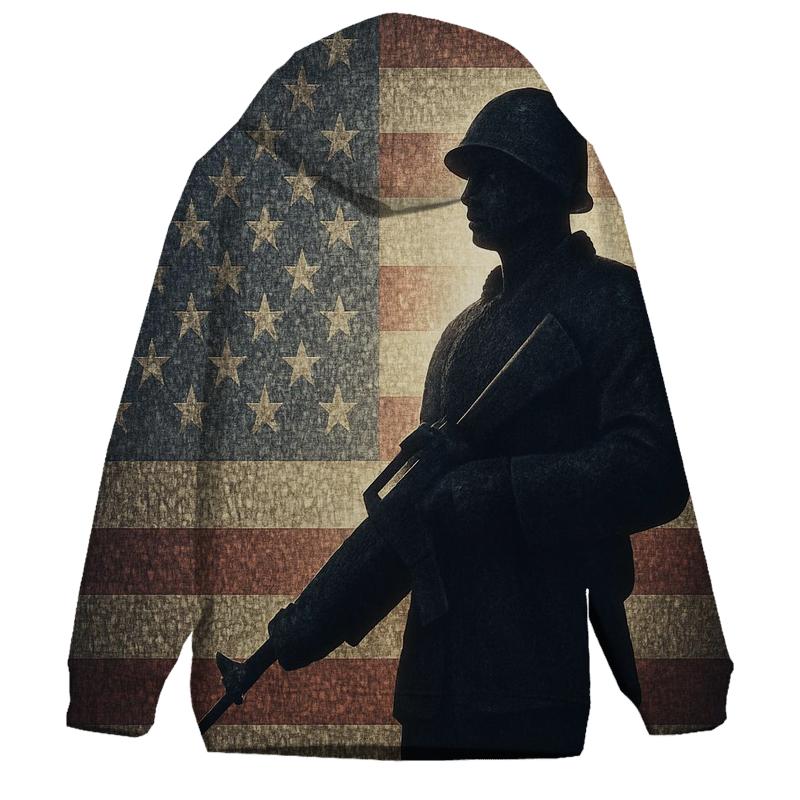 Guardian Flag Mosaic zip-up hoodies