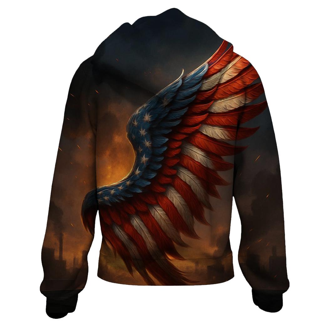 Phoenix Stripes Rising zip-up hoodies