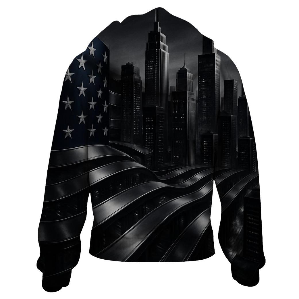 Starlit Skyline Weave hoodies fashion