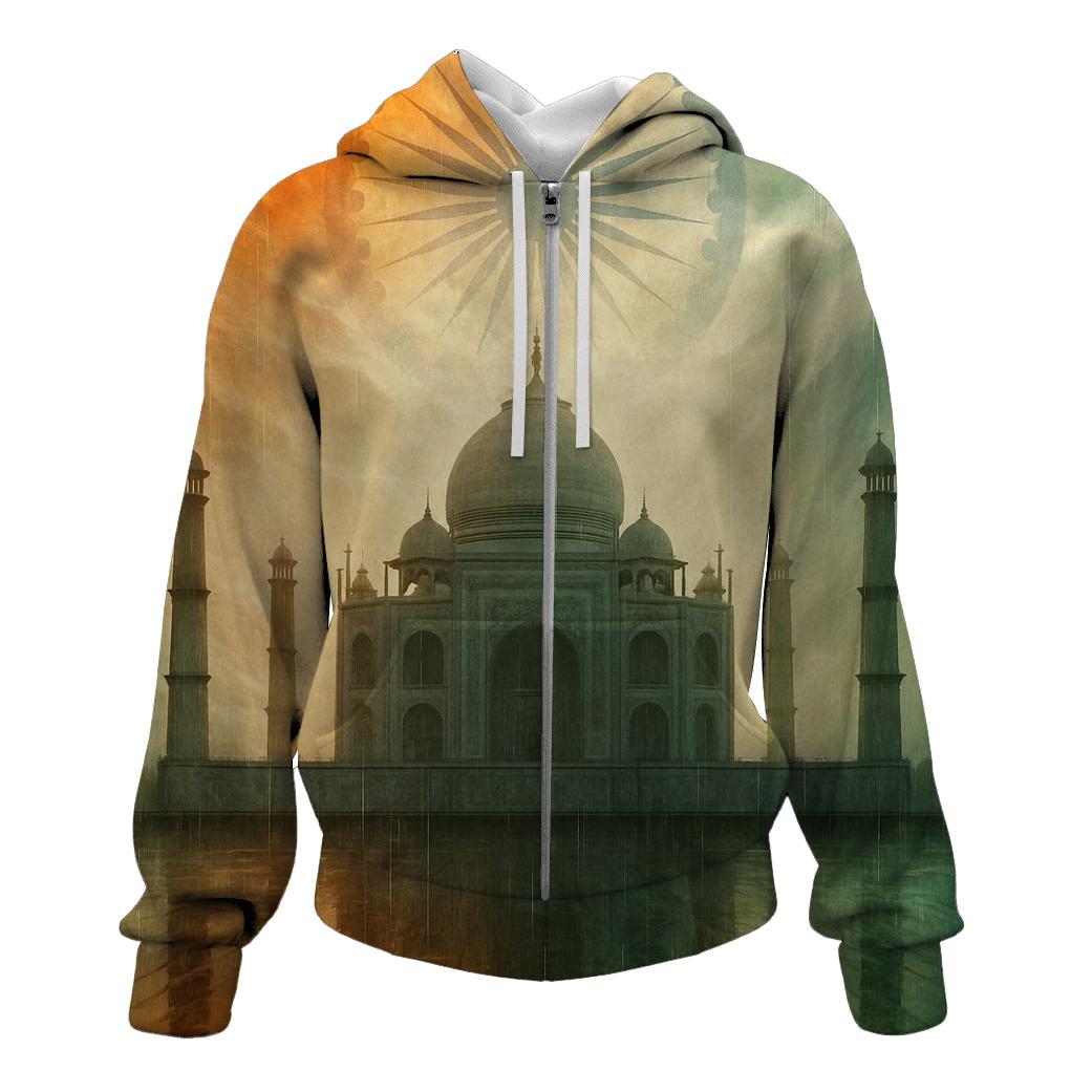 India Monsoon Flag lightweight hoodies
