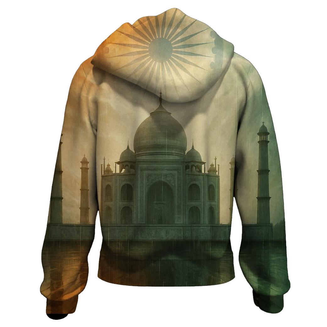 India Monsoon Flag lightweight hoodies