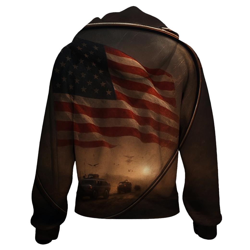 Frontline Reflection zip-up hoodies