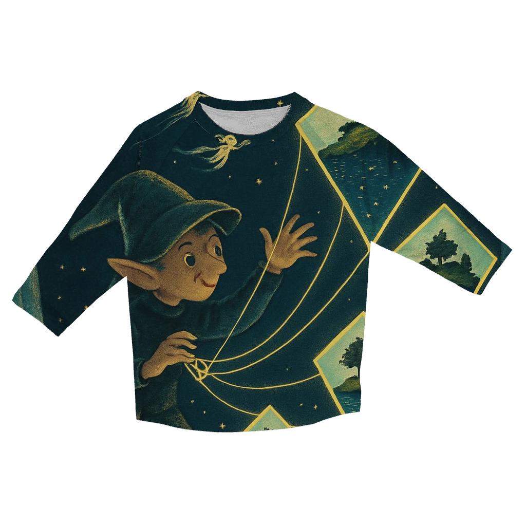 Stardust Kite Puppeteer casual three quarter sleeve shirts