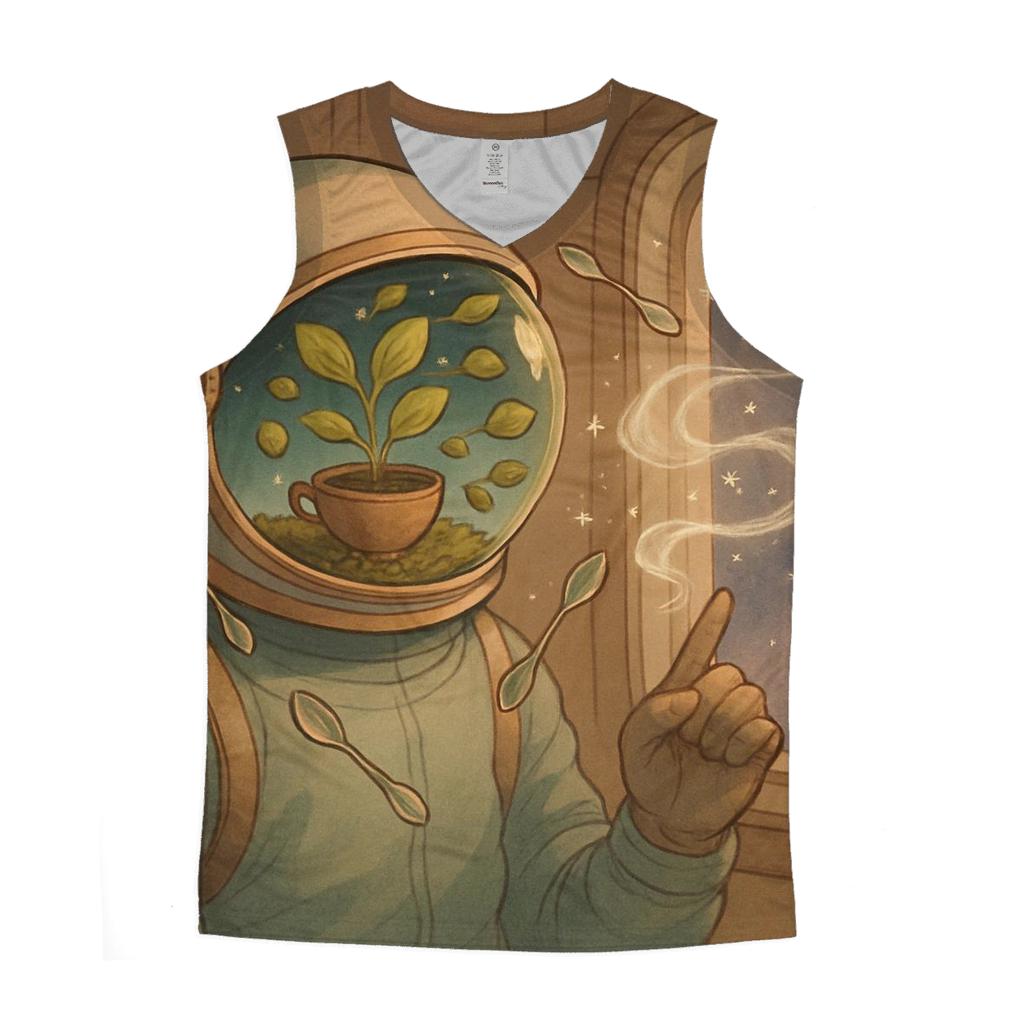 Tea Leaf Astronaut custom tank tops