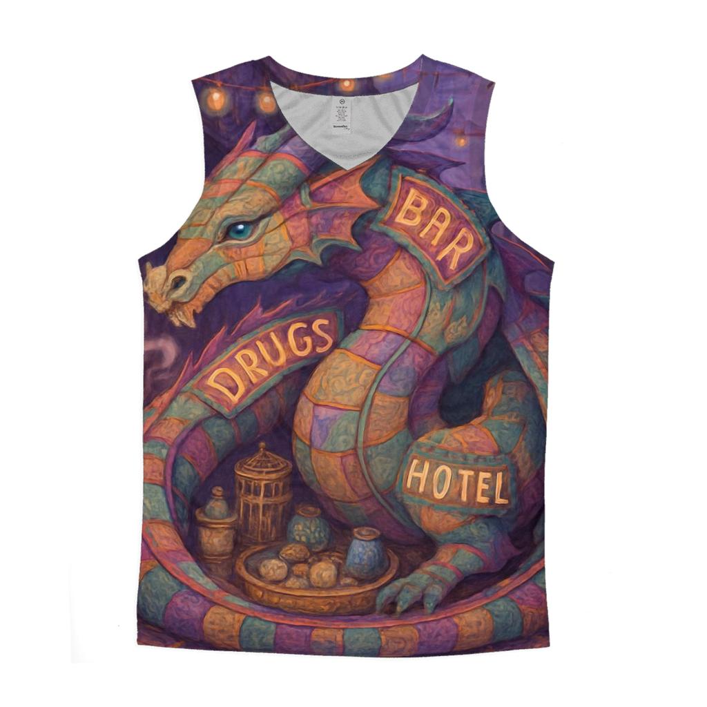 Violet Secondhand Dragon trendy fitted tank tops