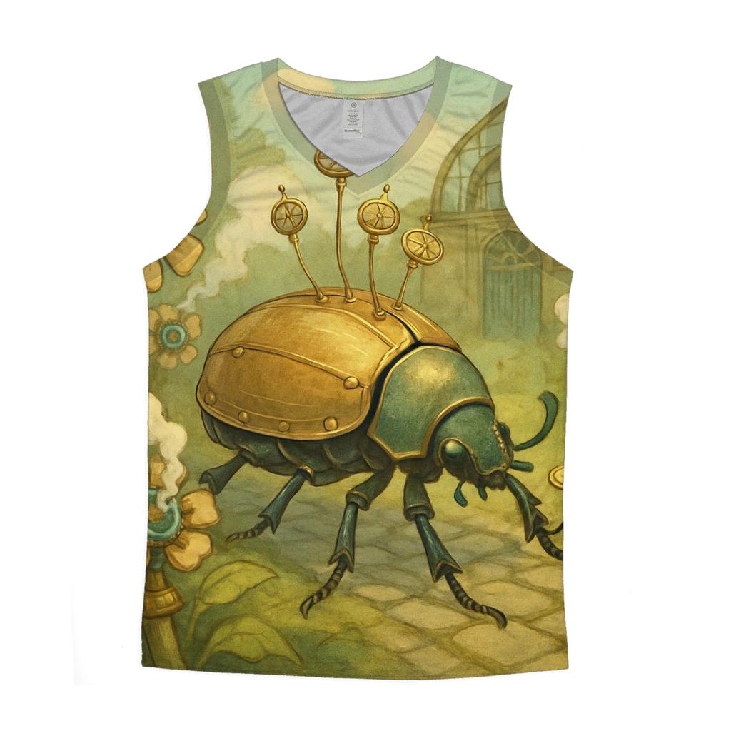 Clockwork Garden Beetle stylish racerback tanks