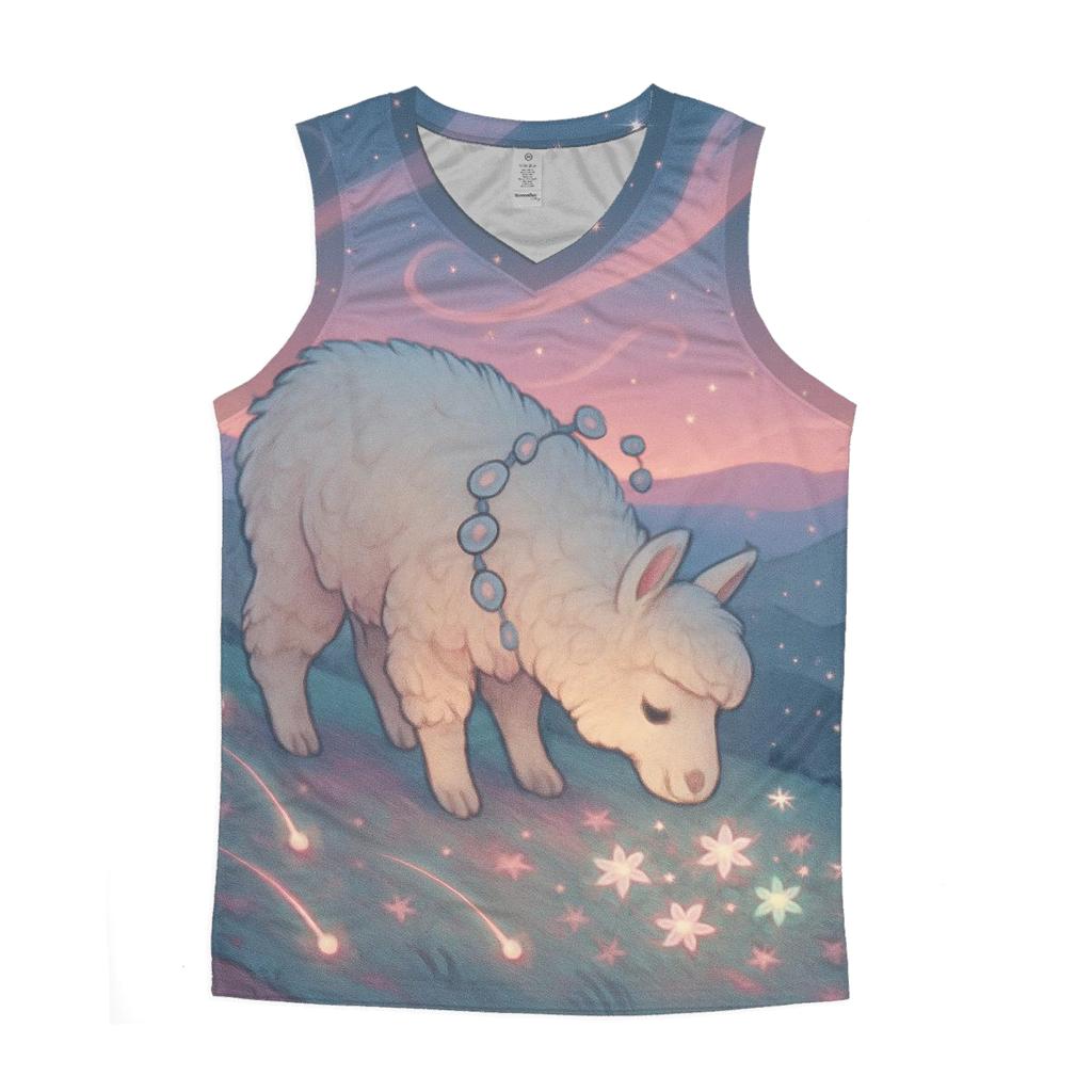 Meteor Garden Llama sports performance tank tops