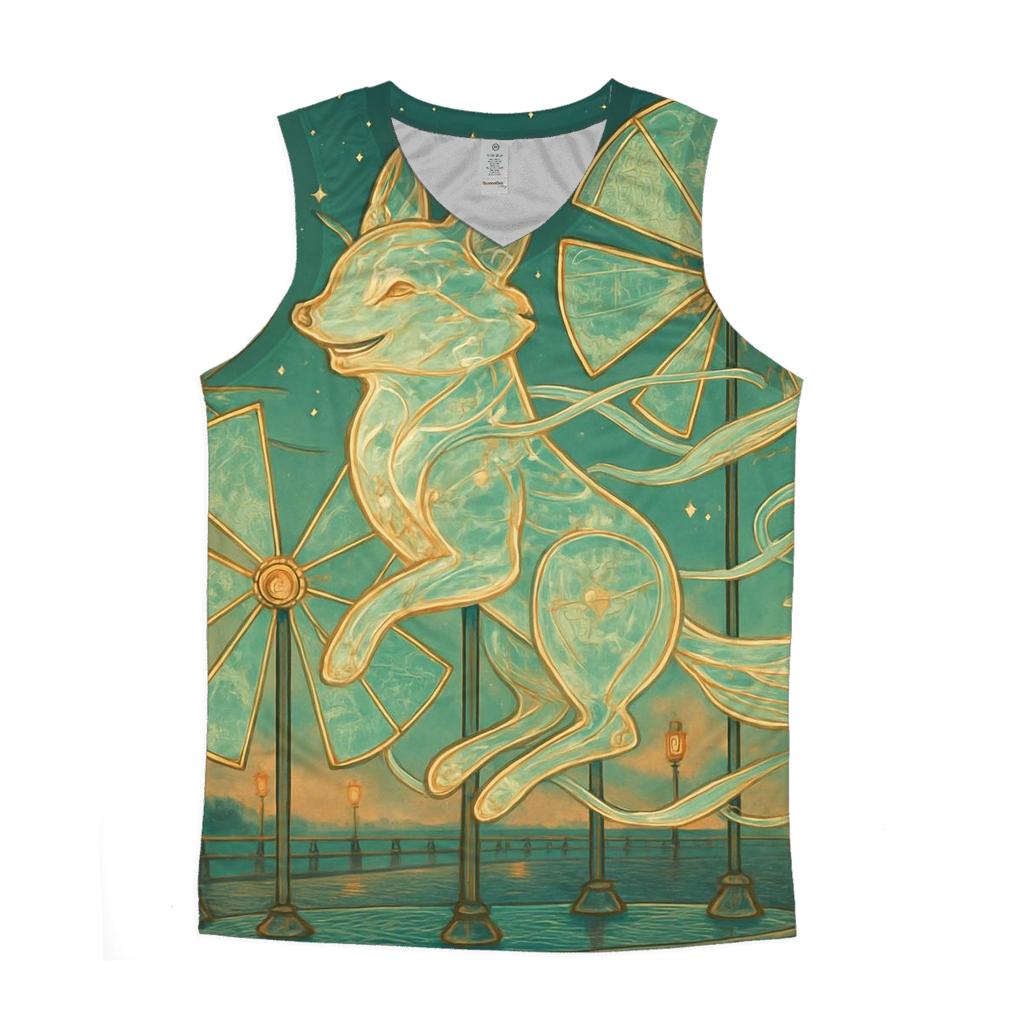Glasswind Carousel Fox stylish racerback tanks
