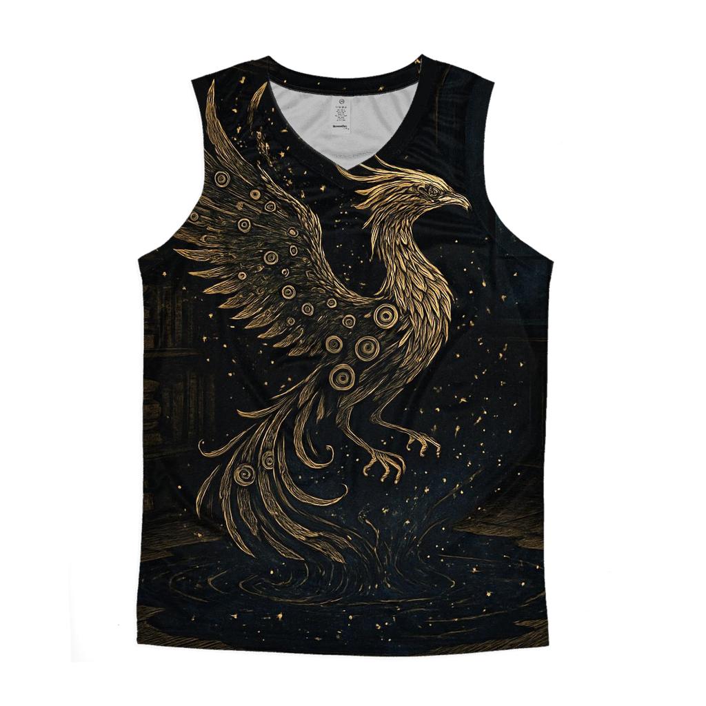 Moonlit Typewriter Phoenix sports performance tank tops