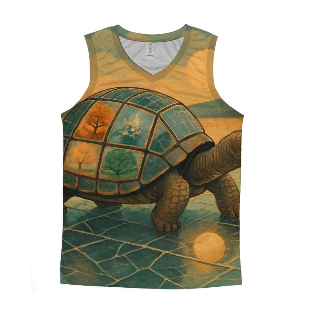 Solar Mosaic Tortoise stylish racerback tanks