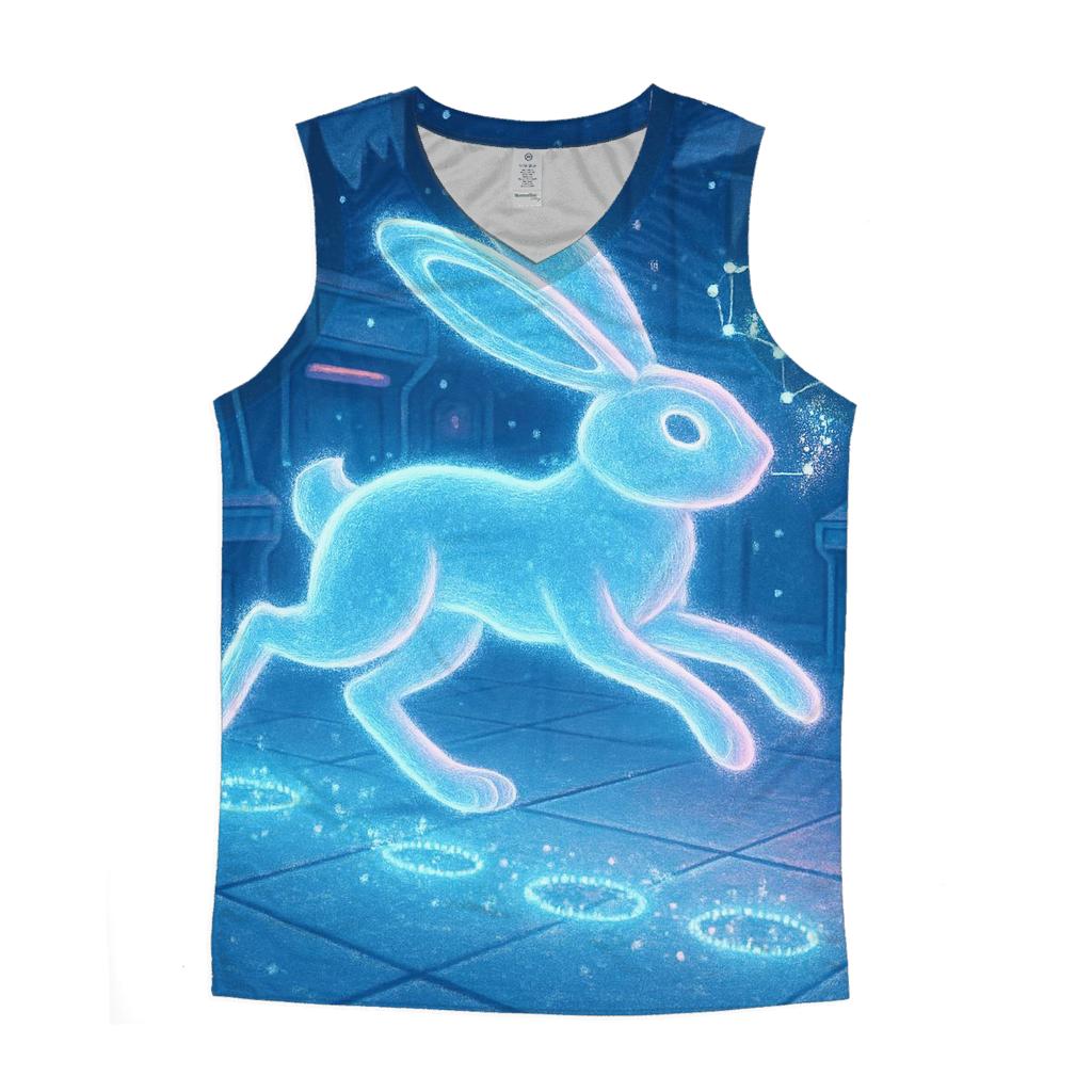 Frosted Neon Hare custom tank tops