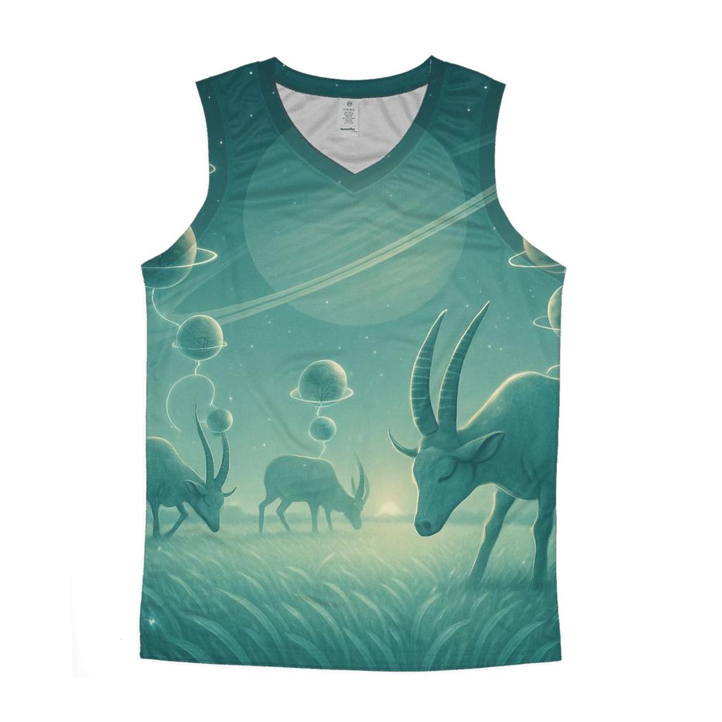 Orbiting Herbivore Grove trendy fitted tank tops